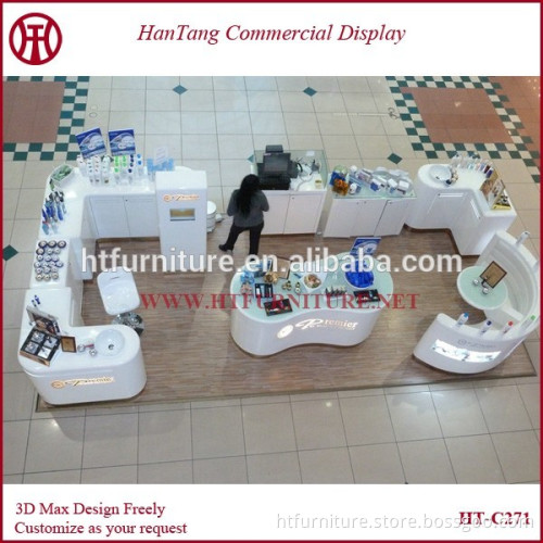 cosmetice furniture cosmetic shop design 2016 with good luck